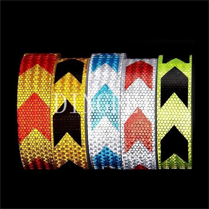 Blue And White Reflective Tape