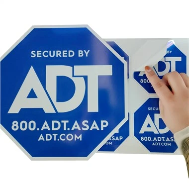 ADT figyelmeztető matrica
